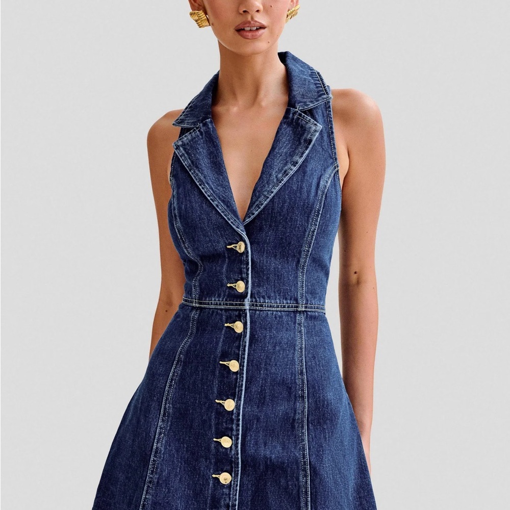 Meshki Eugenie Denim Dress